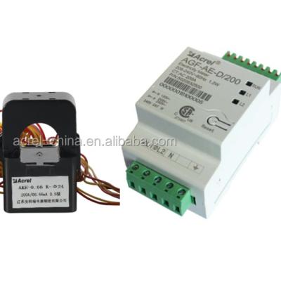 China Australia Single Phase 3 Wire Energy Meter Din Rail Mount with 2 CTs for Solar PV Inverter with ANSI Certificates for sale