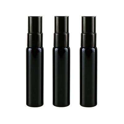 China Free Custom Logo Cosmetic 10ml Glass Perfume Bottle With Black Sprayer Vial For Traveler Add Your Empty Cosmetic Picture for sale