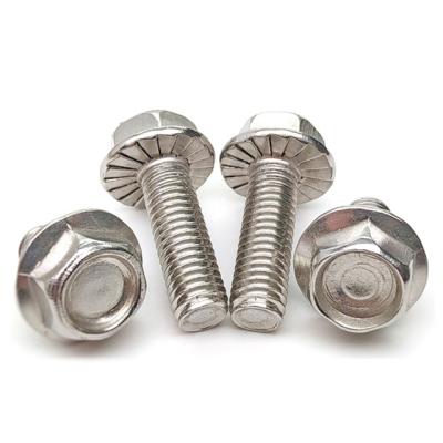 China Custom Titanium Stainless Steel Manufacturer Carbon Steel 12 Point Hex Flange Bolts 5/16-18 for sale