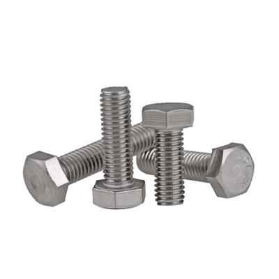 China DIN933 High Strength Galvanized Stainless Steel Hex Head Bolt Fastener for sale