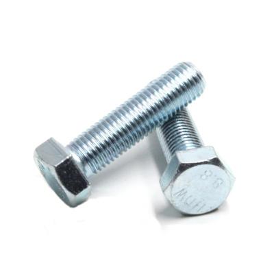 China Factory Wholesale DIN933 Steel Grade 8.8 Hex Bolt Galvanized for sale