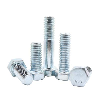 China Stainless Steel Factory Stock Standard Size M3 M5 M6 M8 M10 M12 M16 DIN931 Half Thread Hex Bolt & Nut & Gasket for sale