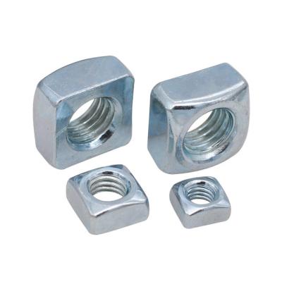 China General Industry Thread Zinc Finish Square Weld Nut M6 M8 Metric Grade 4Customize Locknuts for sale