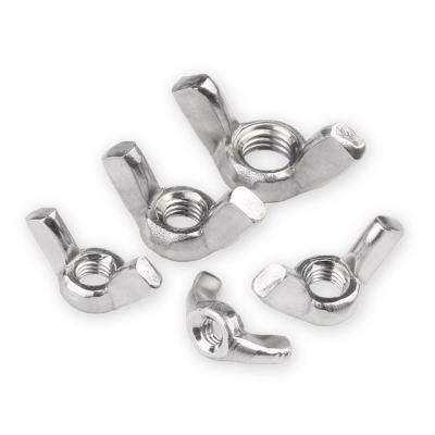 China DIN 315 Heavy Industry Fasteners Manufacturers Stainless Steel M4 M6 Wing Nuts Wing Nuts for sale