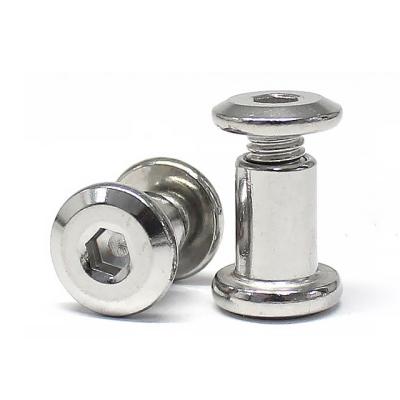 China A2 304 Stainless Steel Flat Male And Female Chicago Security Screws Ali-baba Fastener Flags Sex Bolts Supplier for sale