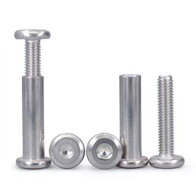 China Flat M3 M4 M5 Hex Socket Allen Chicago Screws 3.5mm Diameter Male And Female Binding Posts Sex Bolts Screw for sale