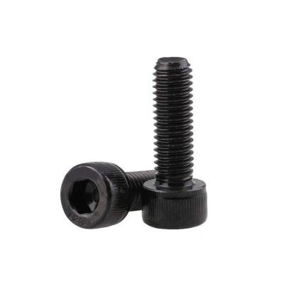 China DIN912 Thread Round Metric Grade 10.9 12.9 Allen Hex Socket Head Screws Black Oxide Finish Hex Socket Machine Screws for sale