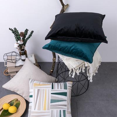 China Factory Green Color Nondisposable Decor Customized Simplicity Cheap Pillows And Cushion Covers for sale