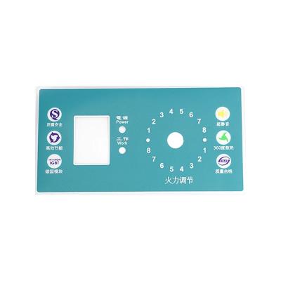 China Waterproof Custom Design Printing Polyester Label Membrane Control Front Panel Sticker Label Maker uv Panel Stickers Custom logo Sticker for sale