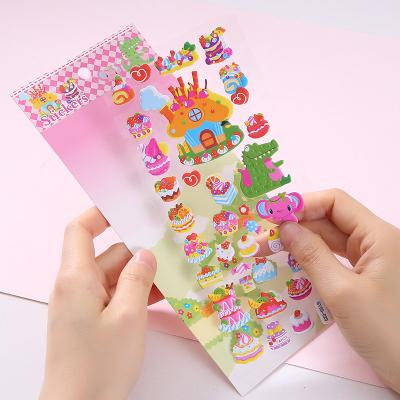 China Waterproof Hot sale cartoon custom logo anime korean decorative sticker sheets for sale