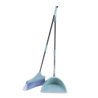 China Combination Household Broom And Dustpan Cleaning Dustpan And Broom For Floor Cleaning for sale