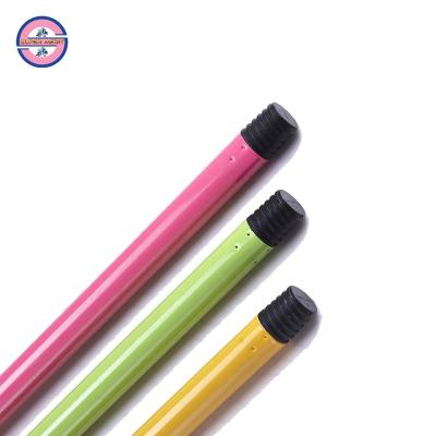 China Household Factory Wholesale Cleaning Powder Coated Iron Broom Stick Broom Handle High Quality for sale