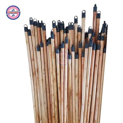 China Guangxi Nanning wooden broom durable handle 120cm varnishde broom broom wooden handle for sale