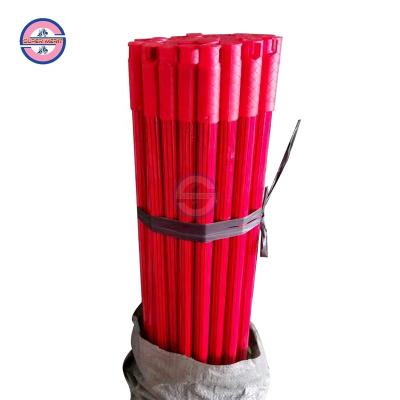 China Smooth Hard Higher Performance Cost 120cm Length PVC Coated Wooden Broom Handle Stick for sale