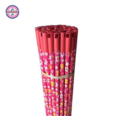 China Hard Soft Wooden Broom Stick PVC Waterproof 120cm Length Wooden Broom Handle Stick PVC Stick for sale