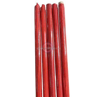 China Hard Soft PVC Waterproof 120cm Length Wooden Broom Stick for sale