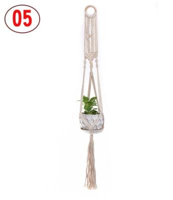 China Contemporary Hot Sale Macrame Plant Hangers Indoor Outdoor Hanging For Home Decoration for sale