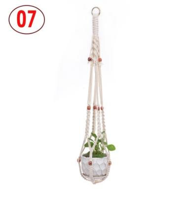 China Contemporary Hot Sale Macrame Plant Hangers Indoor Outdoor Hanging For Home Decoration for sale