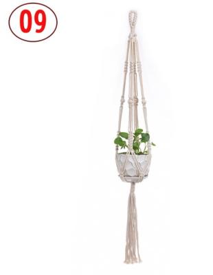 China Contemporary Hot Sale Macrame Plant Hangers Indoor Outdoor Hanging For Home Decoration for sale