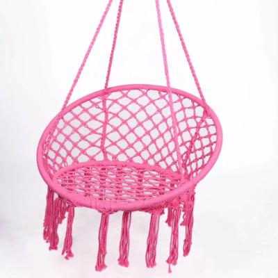 China INS round hanging macrame rope chair hammock swing chair for outdoor hamock child indoor or outdoor swing indoor for sale