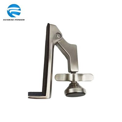 China 304 Stainless Steel Stopper Door Stable Base High Quality Durable Solid Door Wedge Mounts Easy To Move Without Bending Strong Door Stopper for sale