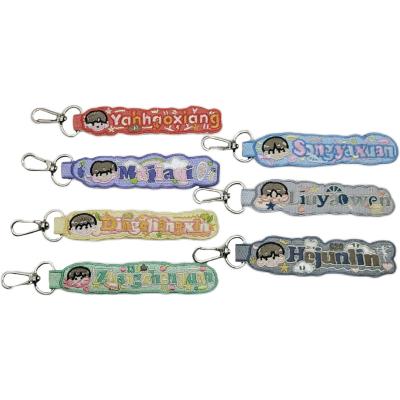 China New K Star Plastic Youth Sound BTS Embroidery Accessories Main Chain Peripheral Paste On Both Sides 2022 Key Ring for sale