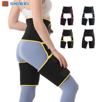 China Hot Selling Amazon Back Support Slim Body Support Customized Three in One Waist and Leg Support Slimming Belt Trainer for sale