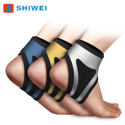 China Portable Non Slip Factory Adjustable Neoprene Sports Protective Ankle Support for sale