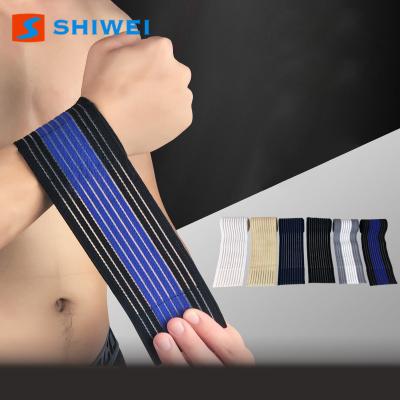 China Sports Activities SHIWEI-HW006#Wholesale Gym Wrist Wraps Weightlifting Straps Support for sale