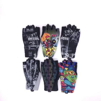 China Anti-Slip Motocross Racing Gloves Men Mountain Bike Bicycle Guantes Inclined Cycling Gloves for sale