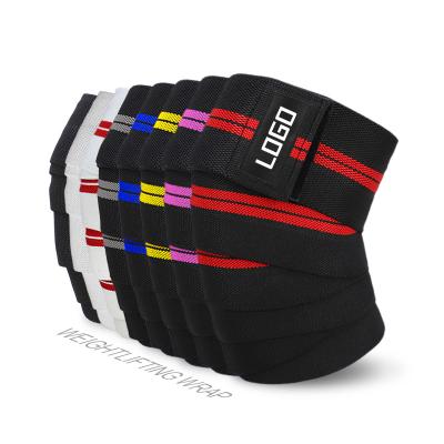 China SHIWEI-KS-1#Adjustable Protective Wholesale Knee Strap Sleeves Knee Wraps For Weightlifting for sale