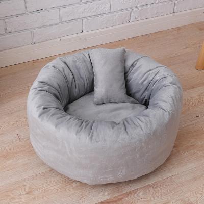 China Autumn And Winter Round Deep Pet Dog Nest Pet Travel Pet Nest Popular Warm Nest for sale