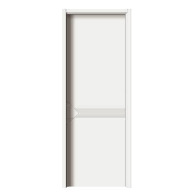 China Waterproof MDF Exterior Wood Composite Internal Room Flush Door Bedroom Wooden Interior Doors for sale