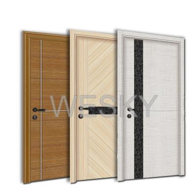 China China Door Suppliers Latest Design Teak Door Cheap Luxury Priec Waterproof WPC Best Quality Waterproof Door for sale