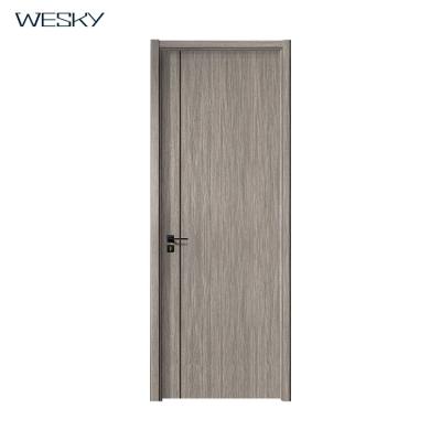 China WESKY Modern Bedroom Door Insulation Wooden Door Manufacturer To Custom Design for sale