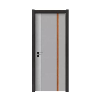 China cheap swing door mdf pvc melamine wooden bedroom door with low price made in china for sale