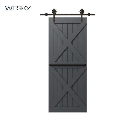 China China Manufacturer Waterproof Latest Luxury Solid Interior Barn Door Main Door Wooden MDF Carving Design for sale