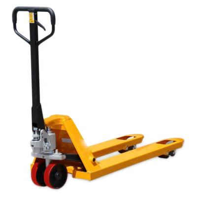 China Hotels Warehouse Handwork Hydraulic Lifting Hand Pallet Jack Truck Forklift for sale