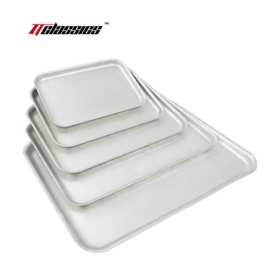 China Hotel Kitchen DIY Household Goods Size 20mm/38mm Aluminum Baking Tray MU SI Cake Bread Cookie Aluminum Baking Tray. for sale