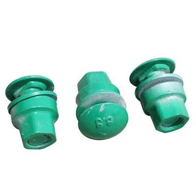 China Construction factory direct sale large mushroom head galvanized road guardrail bolts and anti-theft nuts for sale