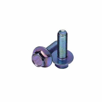 China High Quality And Inexpensive Construction Bolt Flange Hexagon Zinc Color Carbon Steel Connecting Fasteners for sale