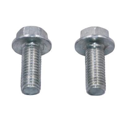 China Construction High Quality Carbon Steel Galvanizing Spline Hexagon Cross Flange Bolt Non Slip Set Screws for sale