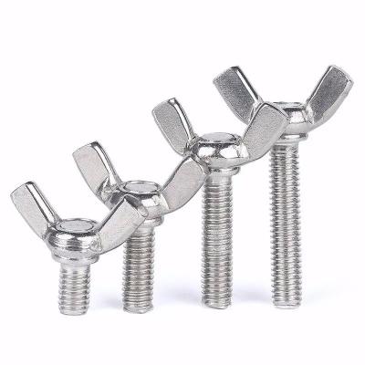 China China Top Quality Carbon Steel White Zinc Made Construction Tighten Butterfly Bolt Fastener for sale