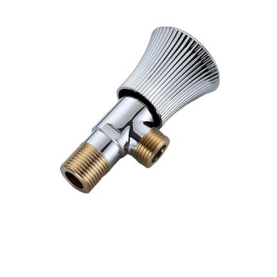 China General Chrome Plated Bathroom Angle Stop Valve 1/2 Inch 90 Degree Angle Valves for sale