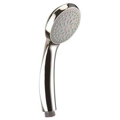 China Sliding Barless Chrome Round ABS Polished Plastic Plastic Handheld Shower Head for sale