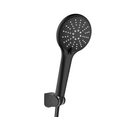 China Headless Matte Black Showering Hand Shower Sliding Bar for sale