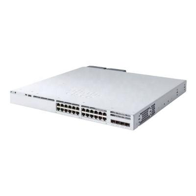 China LACP C9300L-24T-4G-E Three-Decker 24 Port Gigabit Ethernet Dim Switch for sale