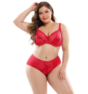 China 2021 QUICK DRY new plus size high quality bra and brief sets underwear set for sale