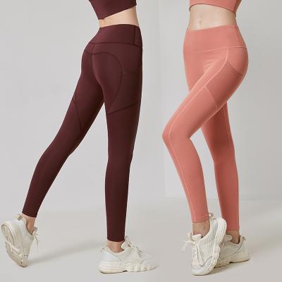 China Hot Selling High Waist Panty Yoga Pants Breathable All Size Sports Wear For Women Women Yoga Pants for sale