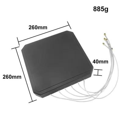 China 6 Band 26cm 17dBi Panel MIMO Directional Anti Drone Antenna Waterproof 840-5900 MHz for sale